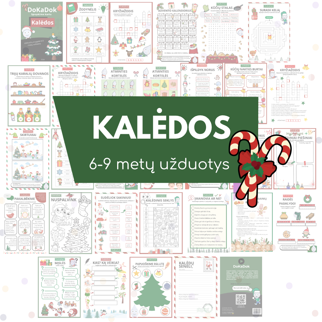 "Kalėdos" 6-9 metų vaikams