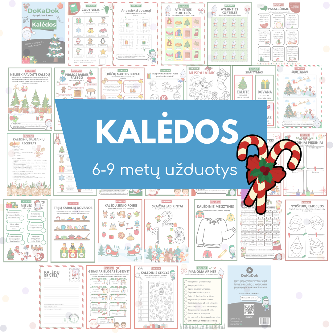 "Kalėdos" 4-6 metų vaikams