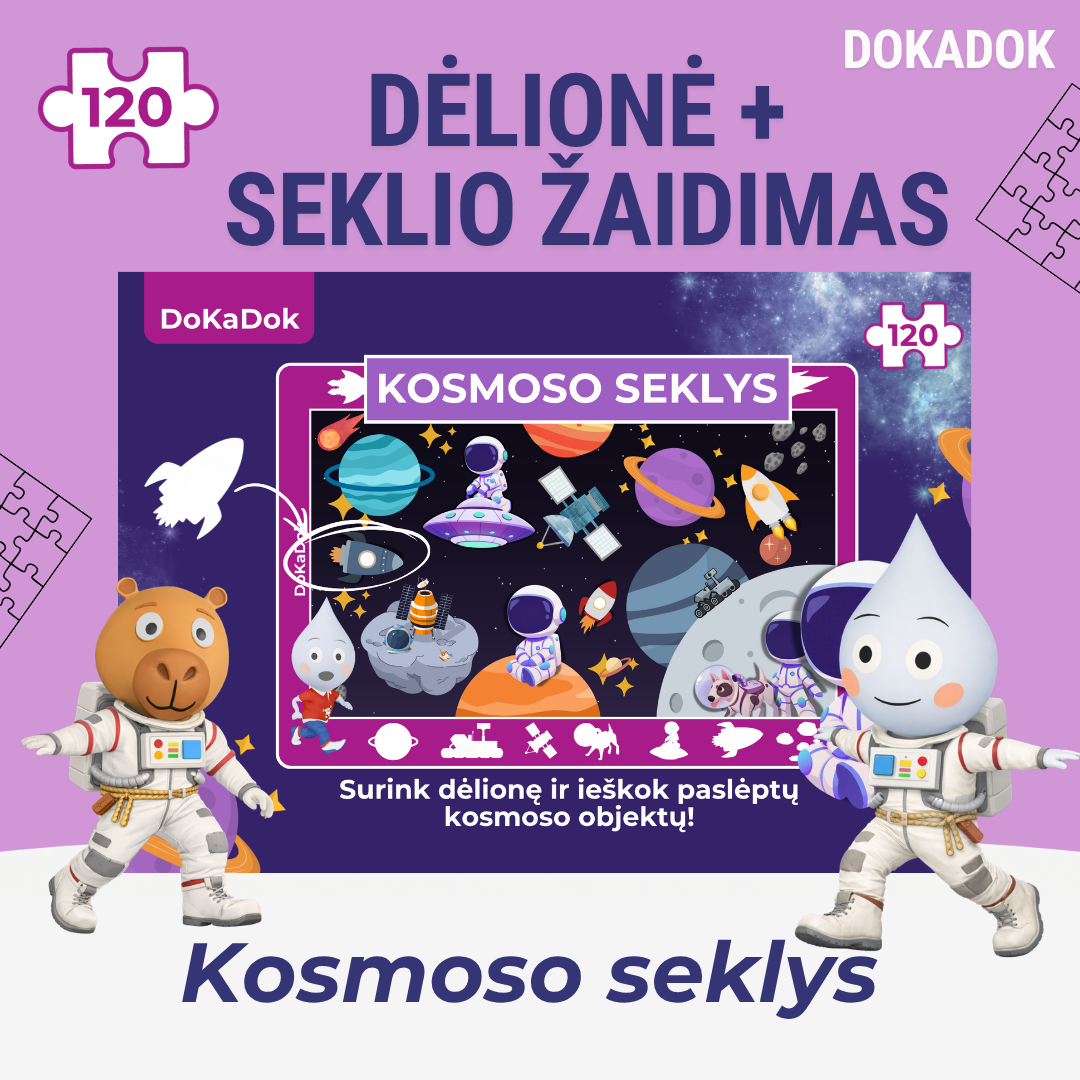 Dėlionė "Kosmoso seklys"