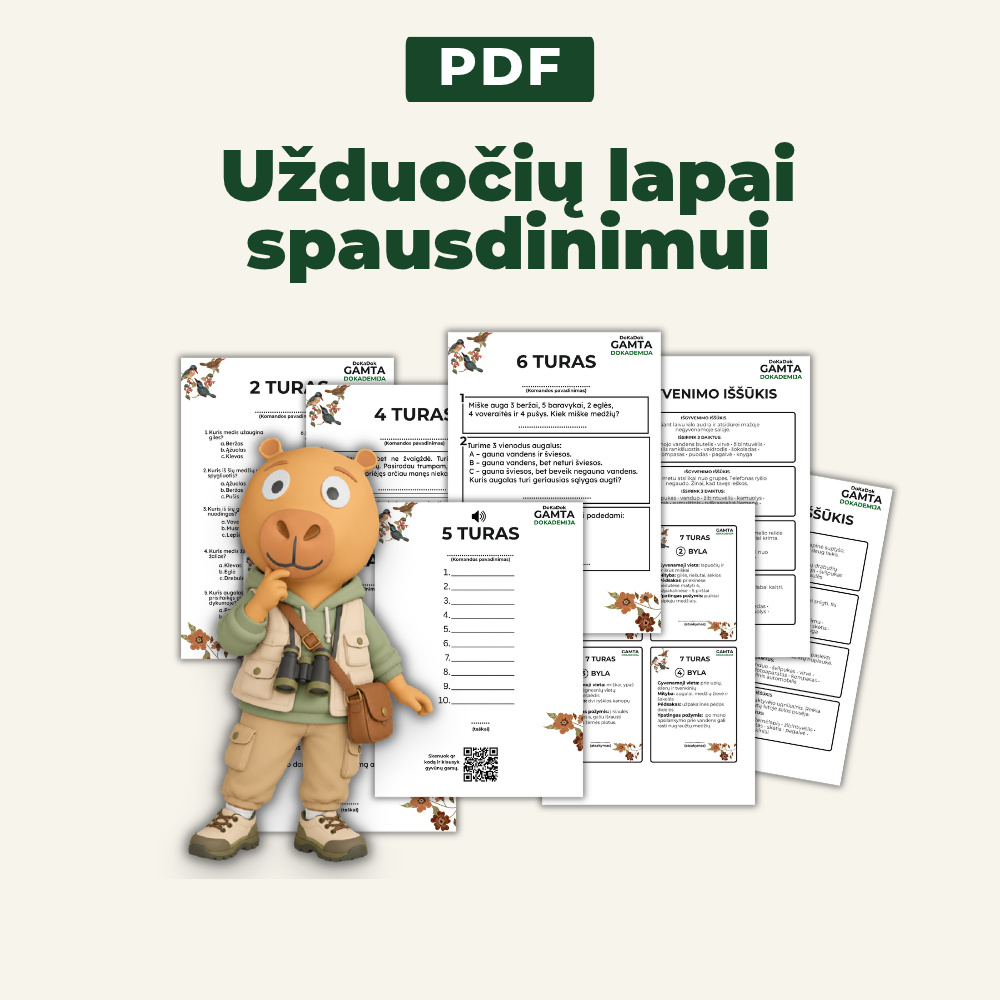 Dokademija protmūšis "Gamta"
