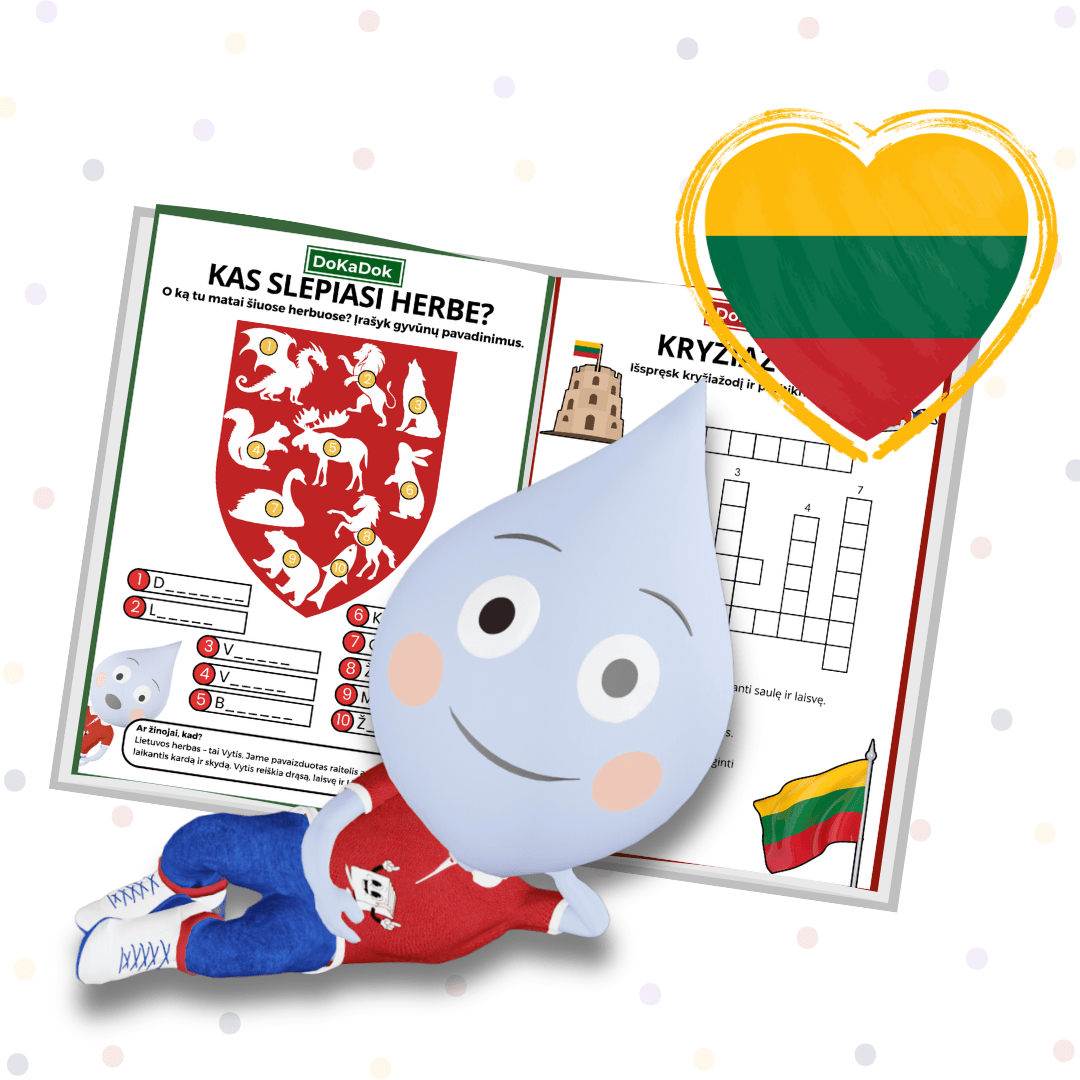 "Lietuvos laisvės spalvos" vaikams 6 - 9 metų - DOKADOK