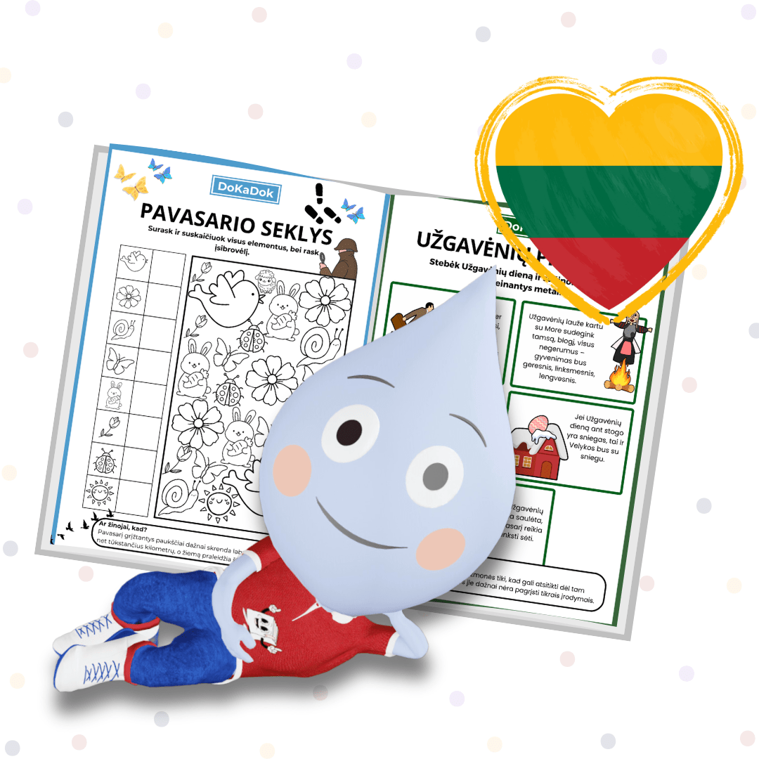 "Užgavėnės ir pavasaris" 4 - 6 metų vaikams (PDF) - DOKADOK
