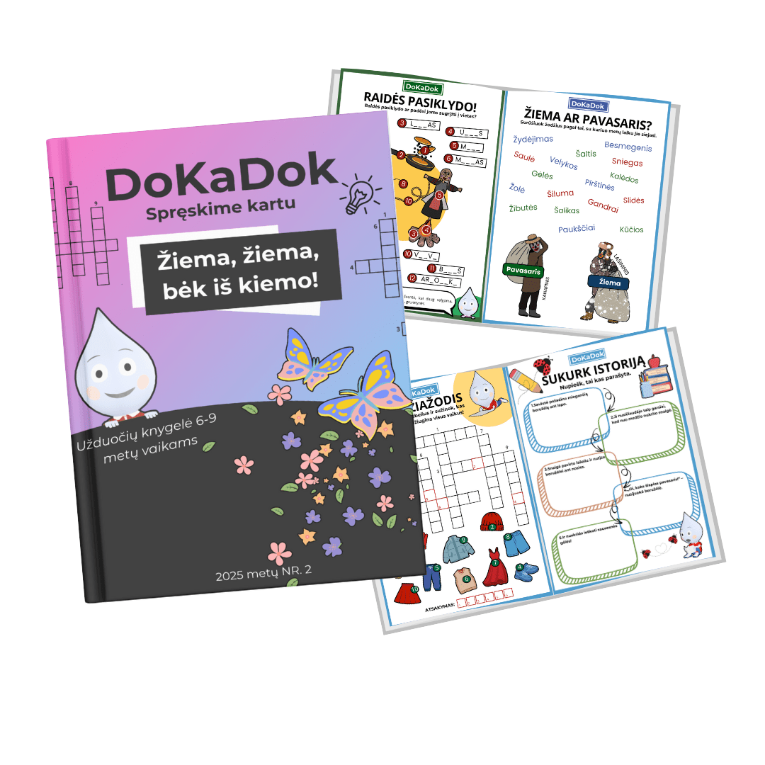 "Užgavėnės ir pavasaris" 6 - 9 metų vaikams (PDF) - DOKADOK