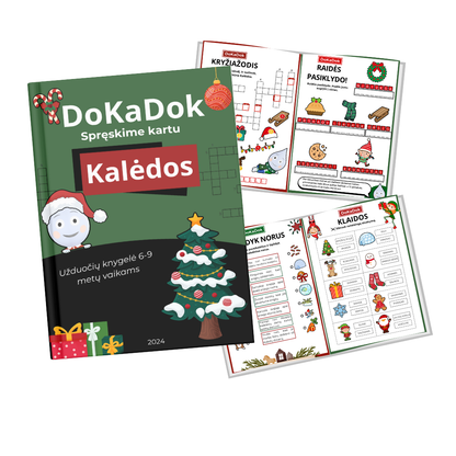 "Kalėdos" 6-9 metų vaikams (PDF)