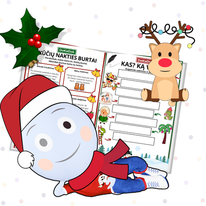 "Kalėdos" 6-9 metų vaikams (PDF)