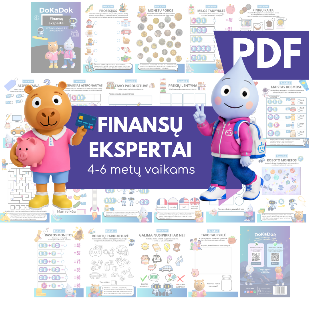 PDF Finansų ekspertai (4-6 metų vaikams)