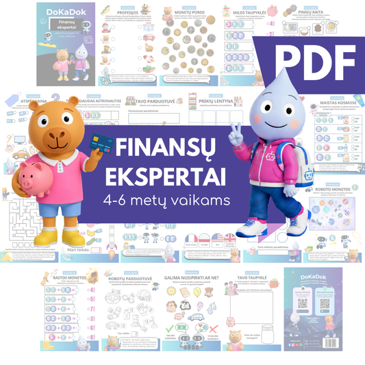 PDF Finansų ekspertai (4-6 metų vaikams)