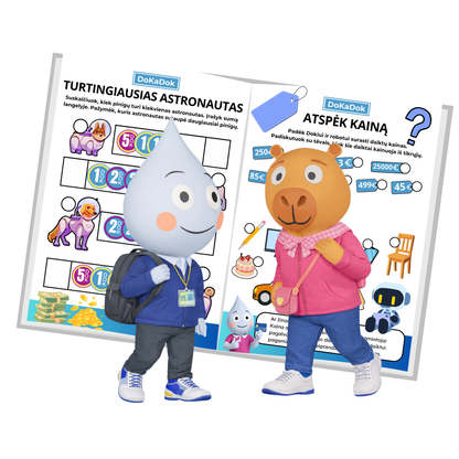 Finansų ekspertai (4-6 metų vaikams)