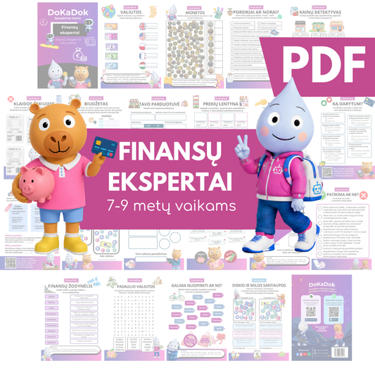 PDF Finansų ekspertai (7-9 metų vaikams)