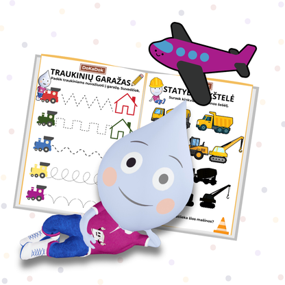 "Transporto priemonės" vaikams 2-4 metų