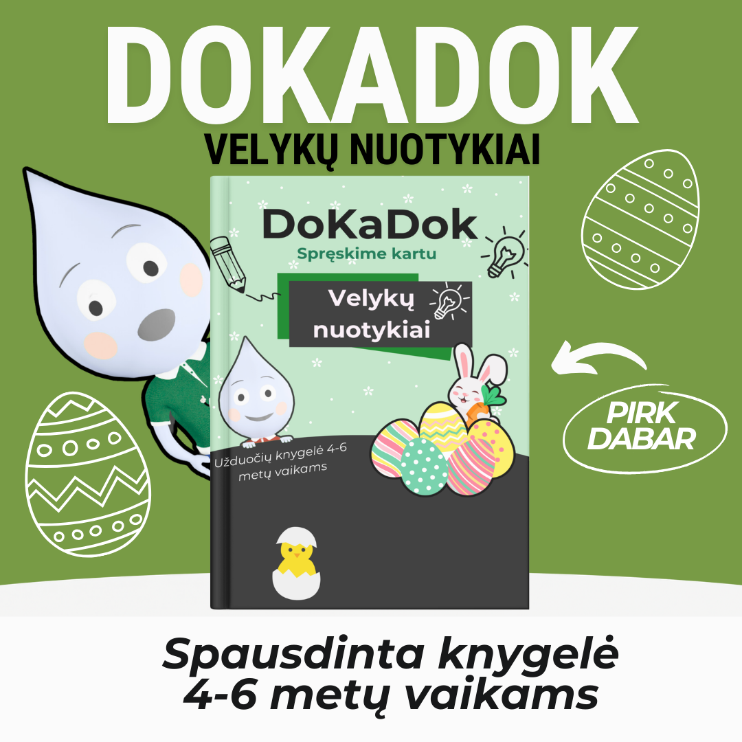 Velykų knygelė 4-6 metų vaikams