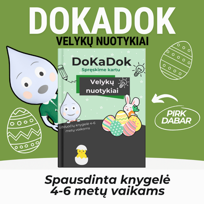 Velykų knygelė 4-6 metų vaikams