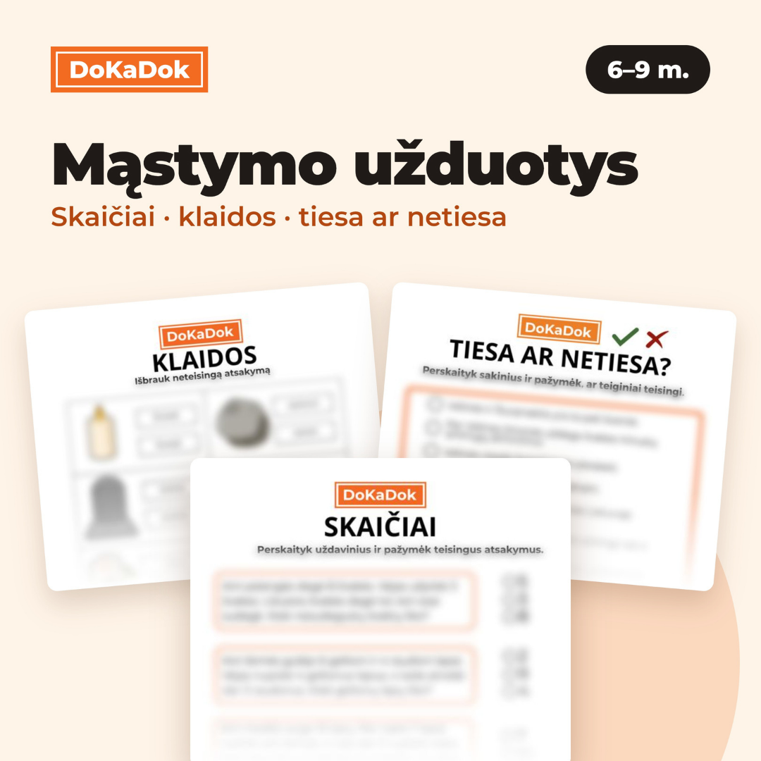 Vėlinių užduotys 6-9 metų vaikams