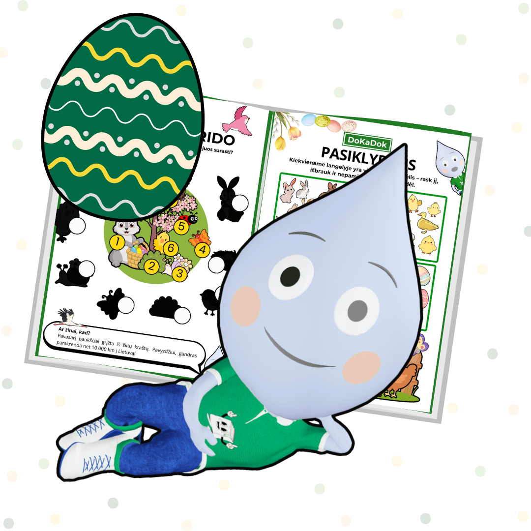 Velykų knygelė 4-6 metų vaikams