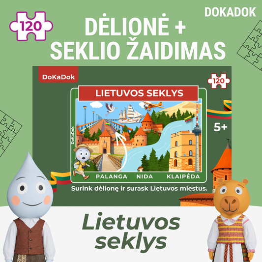 Dėlionė "Lietuvos seklys"