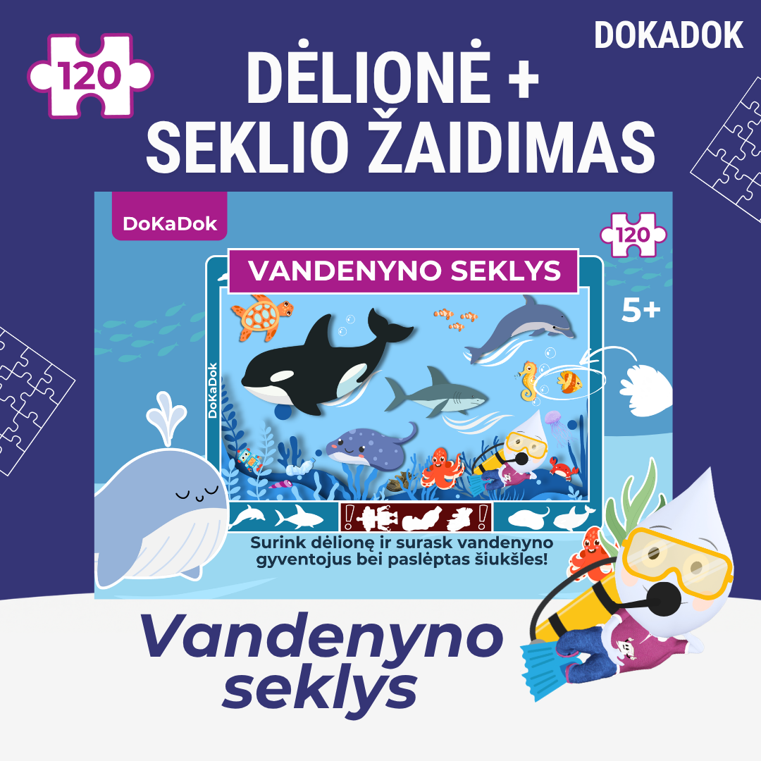Dėlionė "Vandenyno seklys"