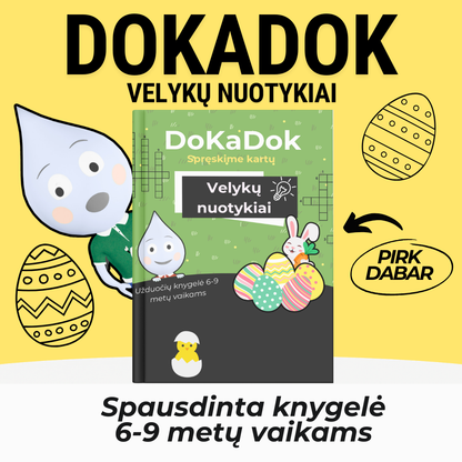 Velykų knygelė 6-9 metų vaikams