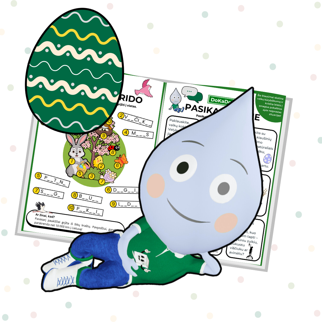 Velykų knygelė 6-9 metų vaikams