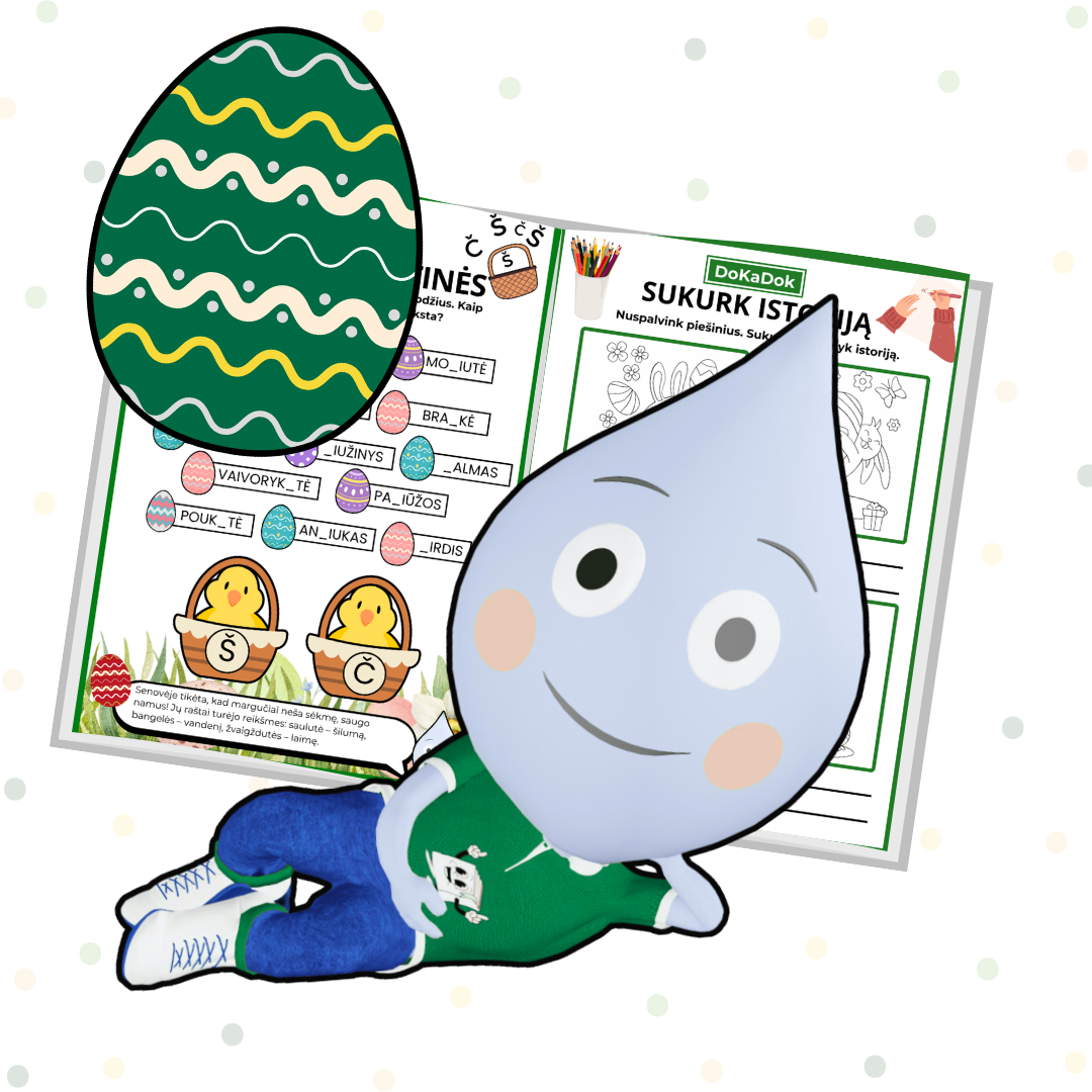 Velykų knygelė 6-9 metų vaikams