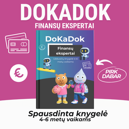Finansų ekspertai (4-6 metų vaikams)